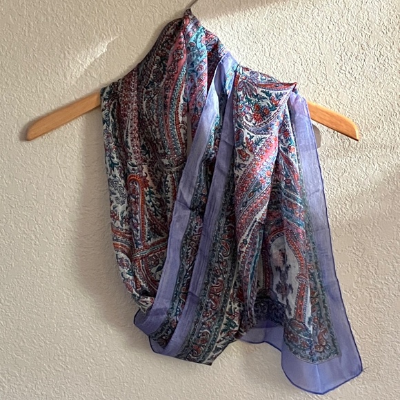 Paisley Pattern Scarf - Picture 1 of 9